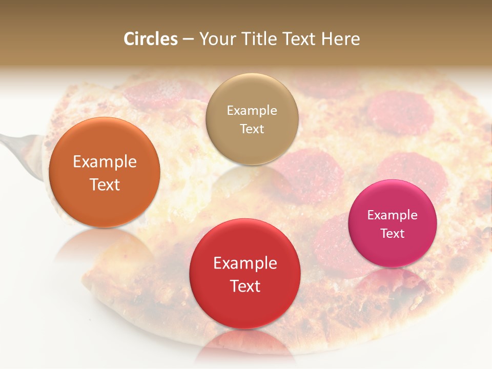 Peperoni Lunch Melted PowerPoint Template