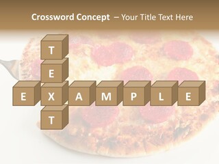 Peperoni Lunch Melted PowerPoint Template