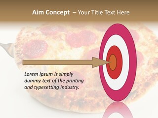 Peperoni Lunch Melted PowerPoint Template