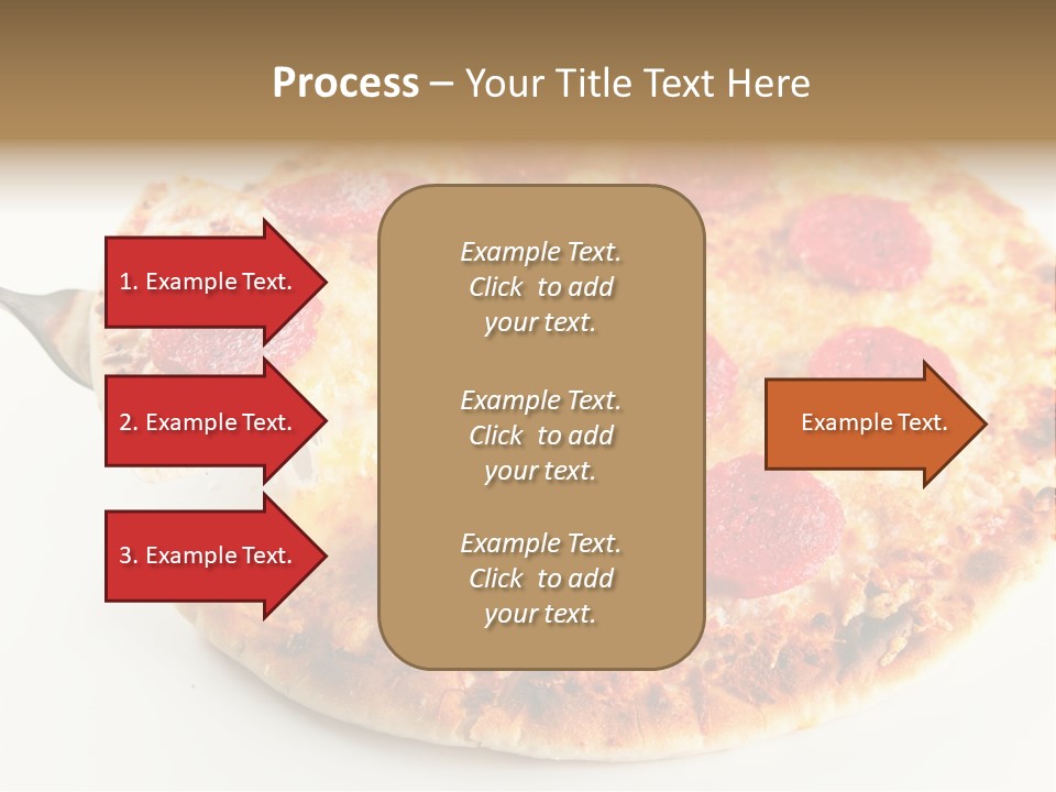 Peperoni Lunch Melted PowerPoint Template