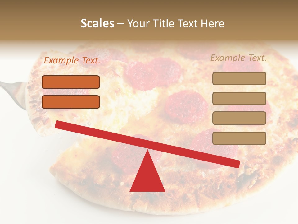 Peperoni Lunch Melted PowerPoint Template