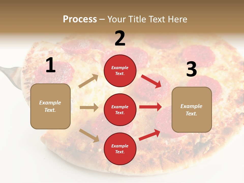 Peperoni Lunch Melted PowerPoint Template
