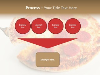 Peperoni Lunch Melted PowerPoint Template