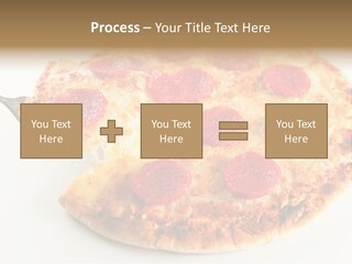 Peperoni Lunch Melted PowerPoint Template