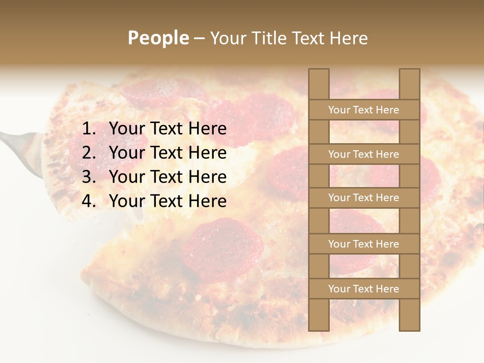 Peperoni Lunch Melted PowerPoint Template