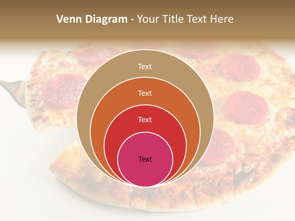 Peperoni Lunch Melted PowerPoint Template