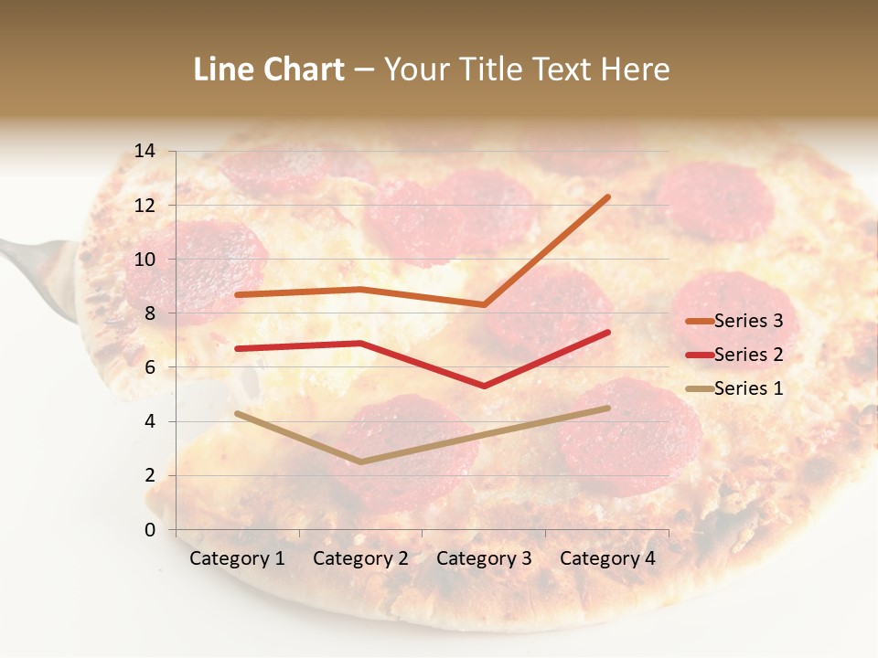 Peperoni Lunch Melted PowerPoint Template