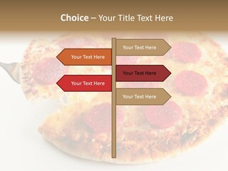 Peperoni Lunch Melted PowerPoint Template