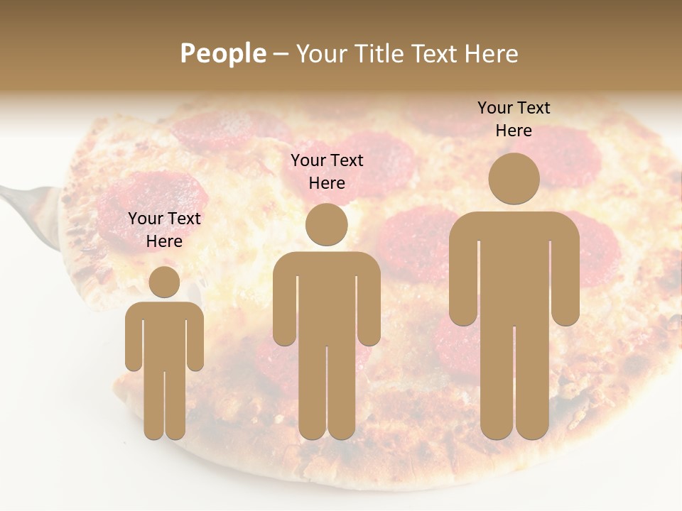 Peperoni Lunch Melted PowerPoint Template