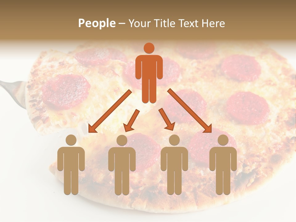 Peperoni Lunch Melted PowerPoint Template