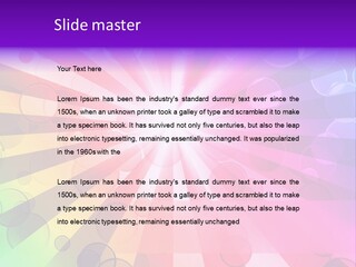 Concert Illustration Yellow PowerPoint Template