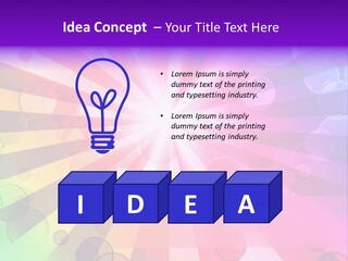 Concert Illustration Yellow PowerPoint Template