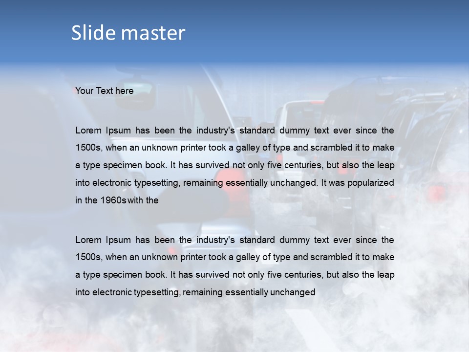 Stop Restriction Oxygen PowerPoint Template