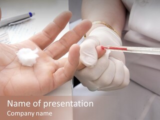 Virus Technology Measure PowerPoint Template