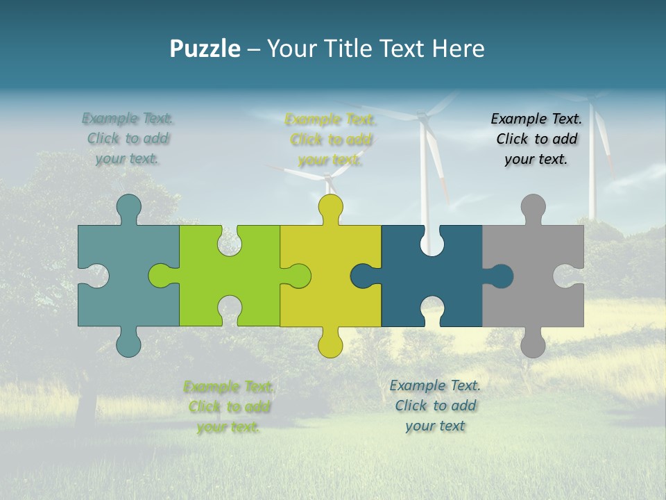 Rotor Electric Field PowerPoint Template