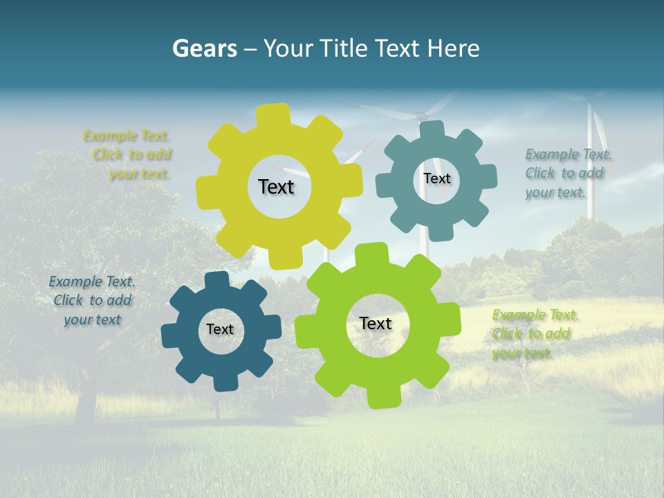 Rotor Electric Field PowerPoint Template