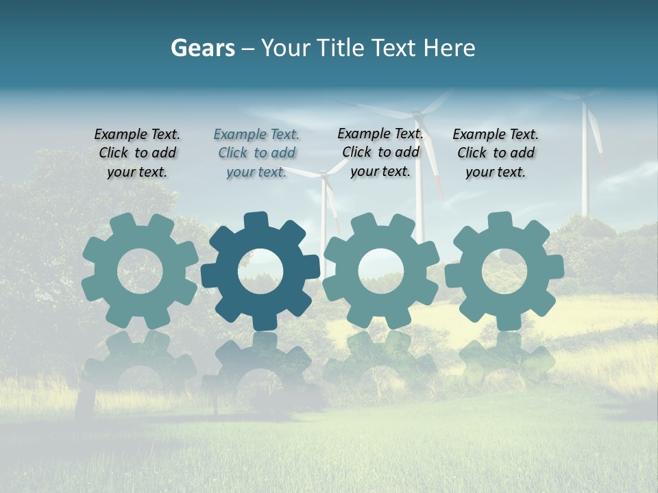 Rotor Electric Field PowerPoint Template