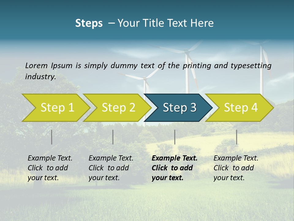 Rotor Electric Field PowerPoint Template