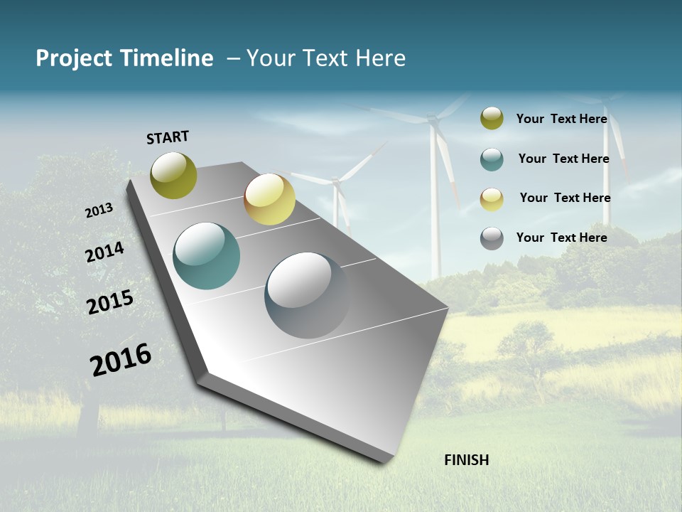 Rotor Electric Field PowerPoint Template