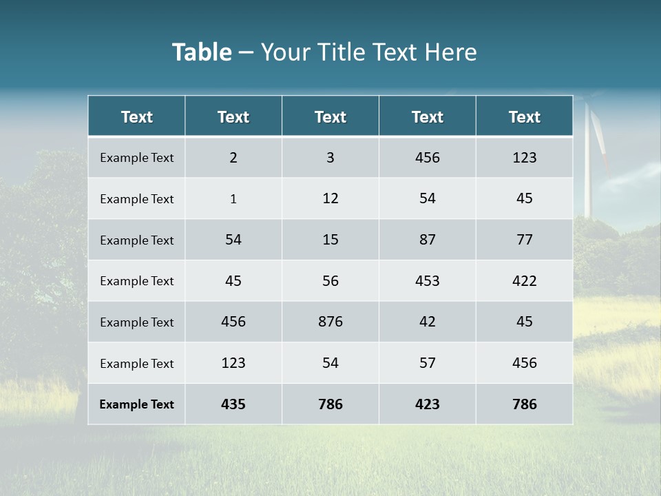 Rotor Electric Field PowerPoint Template