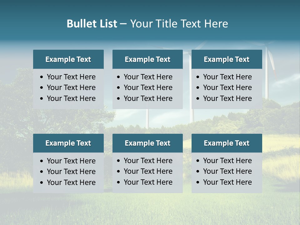 Rotor Electric Field PowerPoint Template