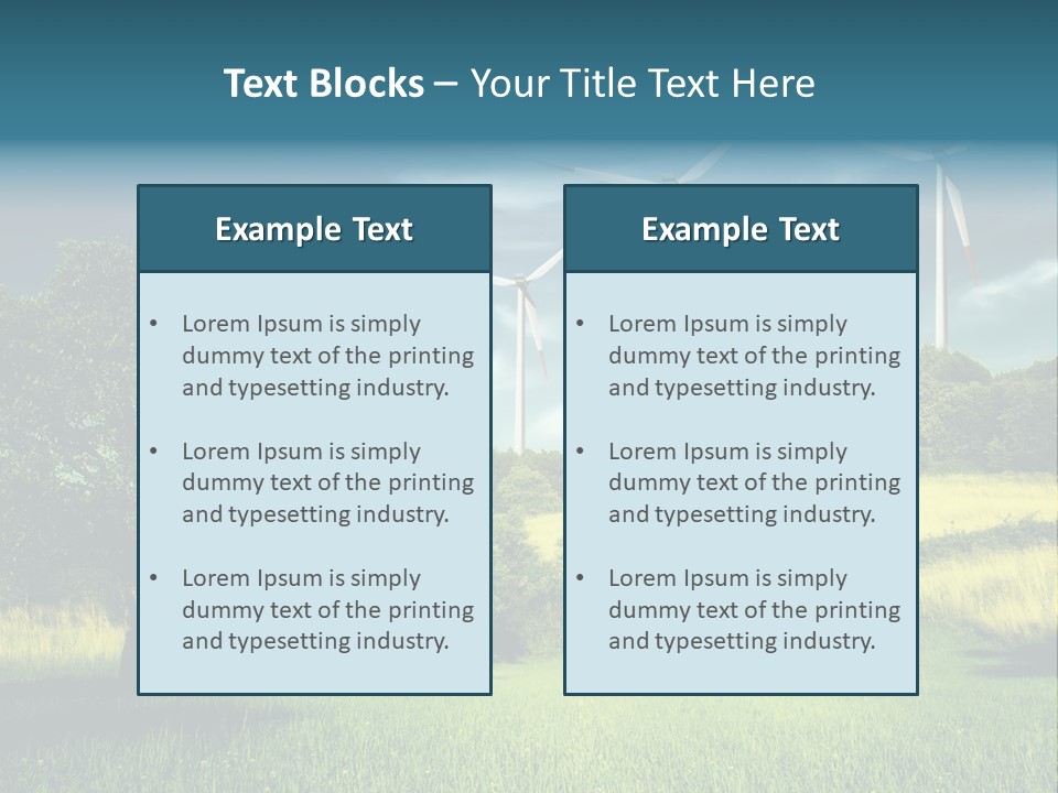Rotor Electric Field PowerPoint Template
