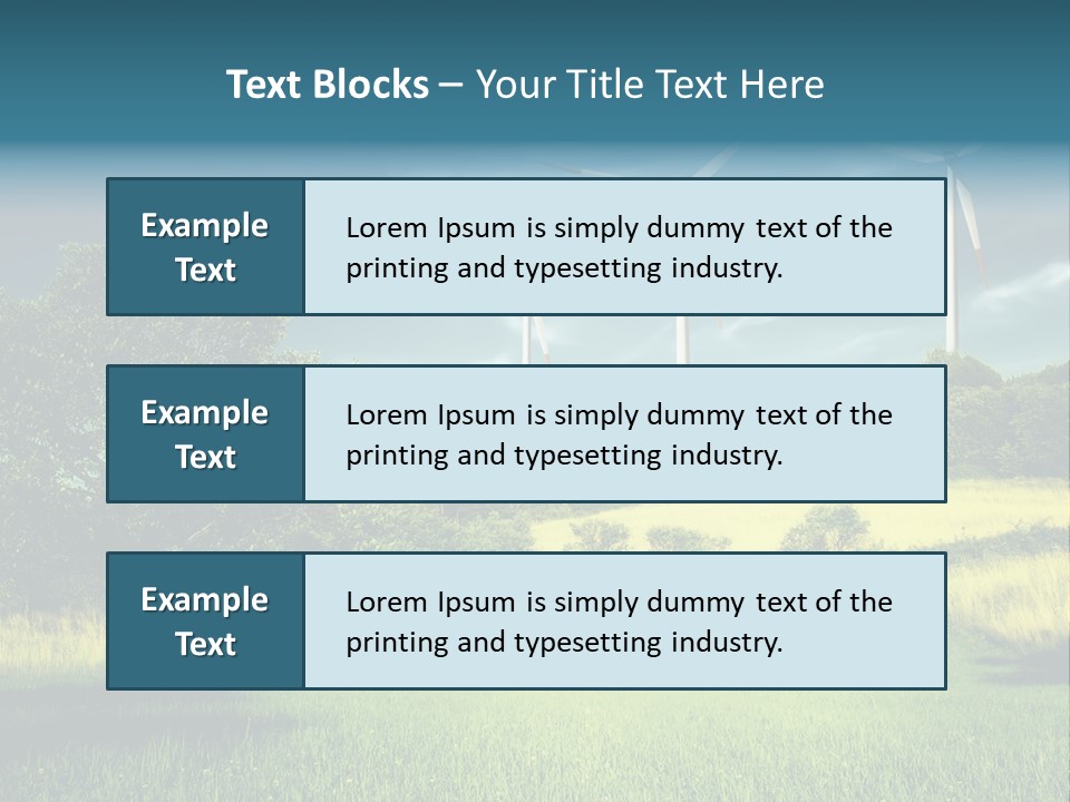 Rotor Electric Field PowerPoint Template