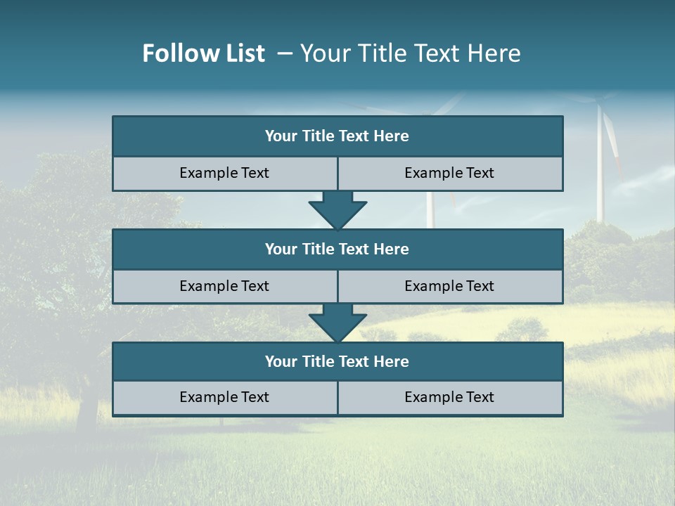 Rotor Electric Field PowerPoint Template