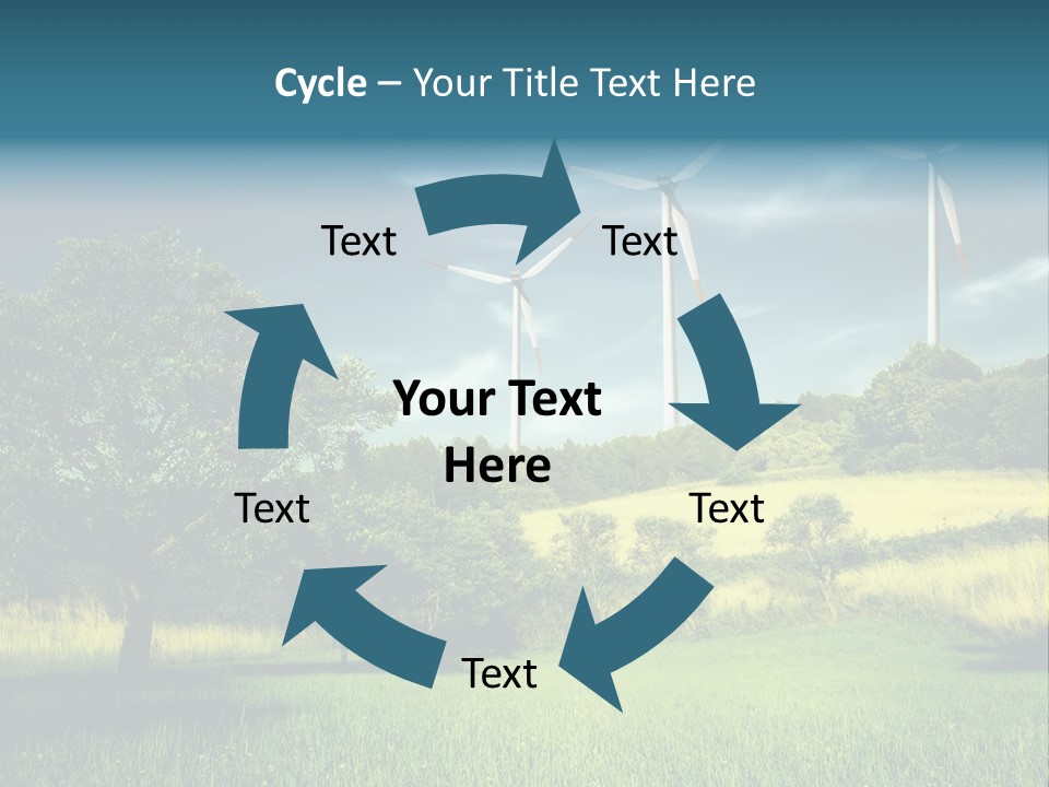 Rotor Electric Field PowerPoint Template