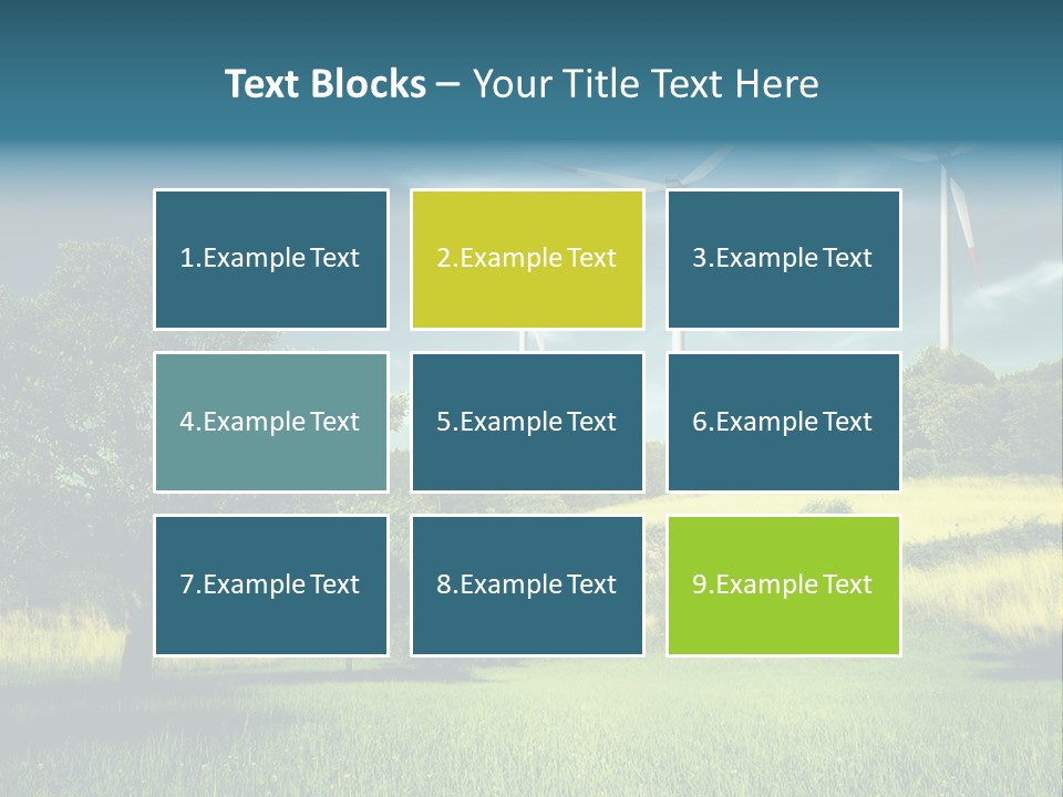 Rotor Electric Field PowerPoint Template