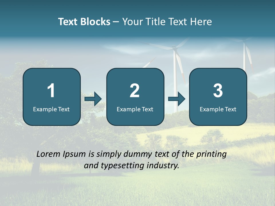 Rotor Electric Field PowerPoint Template