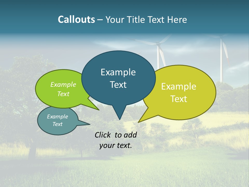 Rotor Electric Field PowerPoint Template