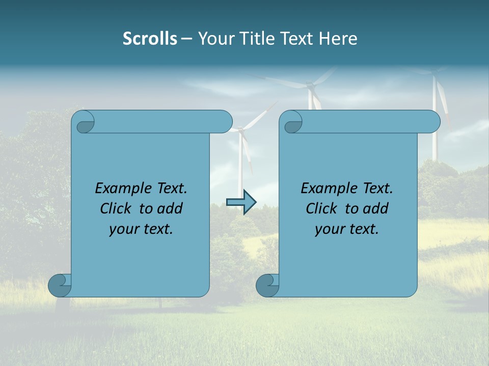 Rotor Electric Field PowerPoint Template