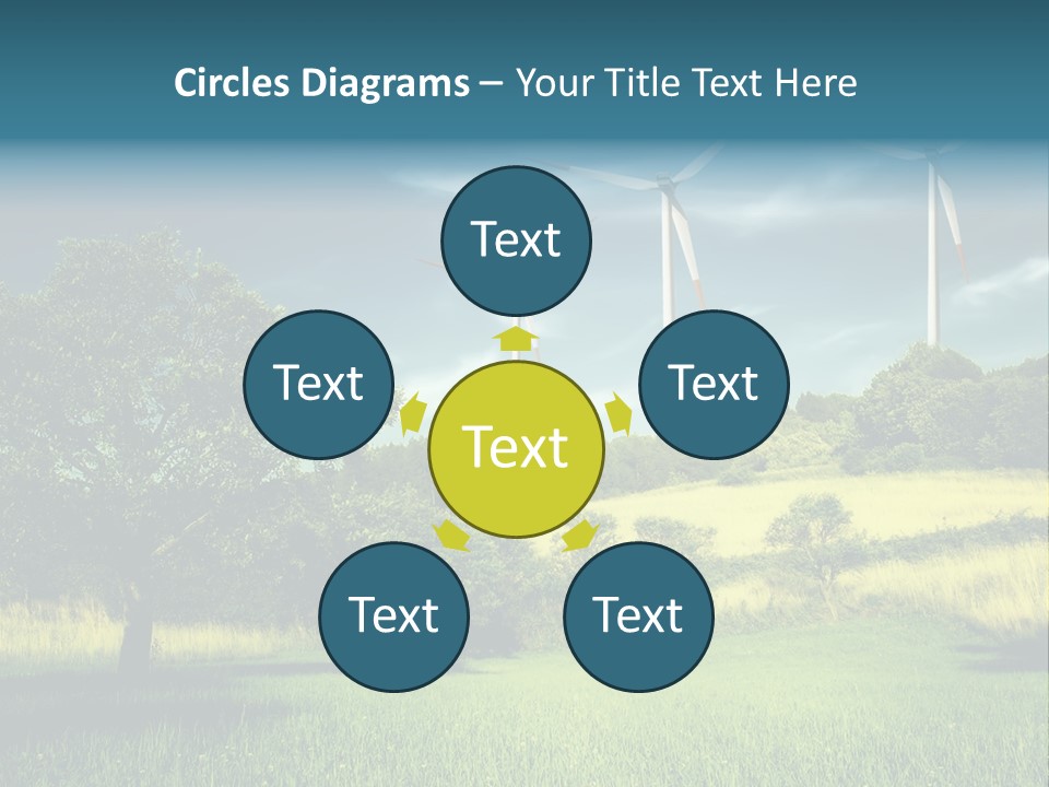 Rotor Electric Field PowerPoint Template