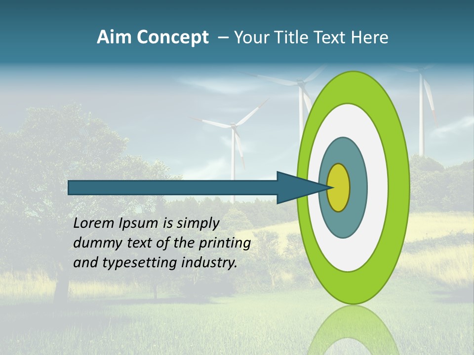 Rotor Electric Field PowerPoint Template