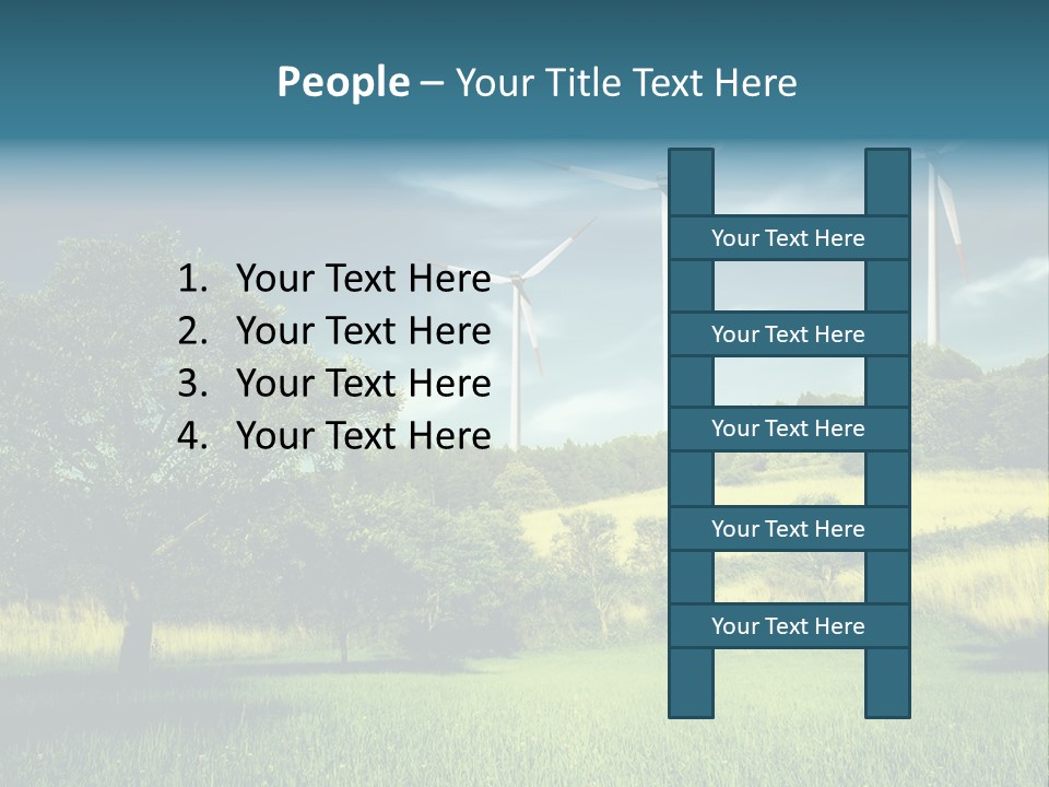 Rotor Electric Field PowerPoint Template