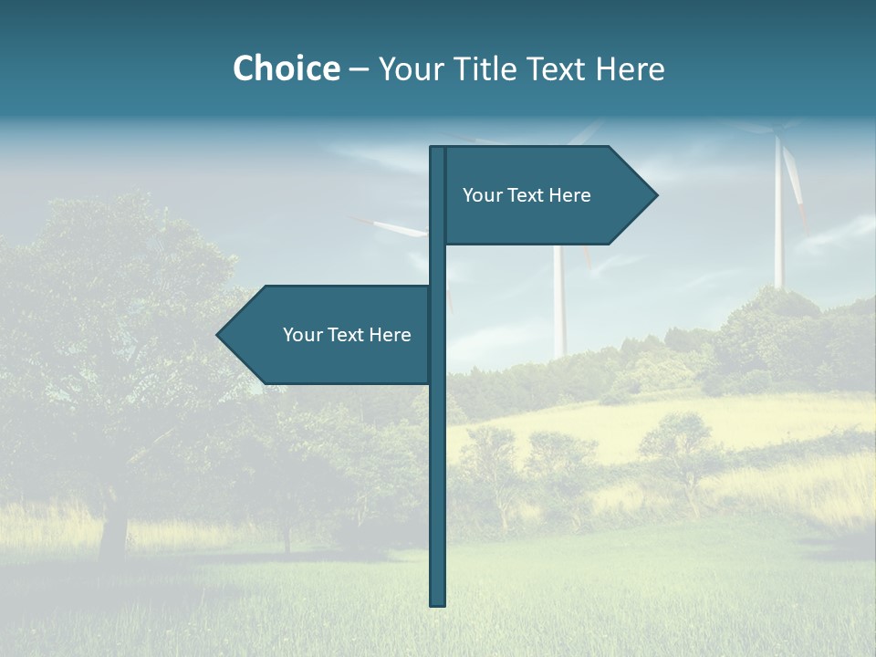Rotor Electric Field PowerPoint Template