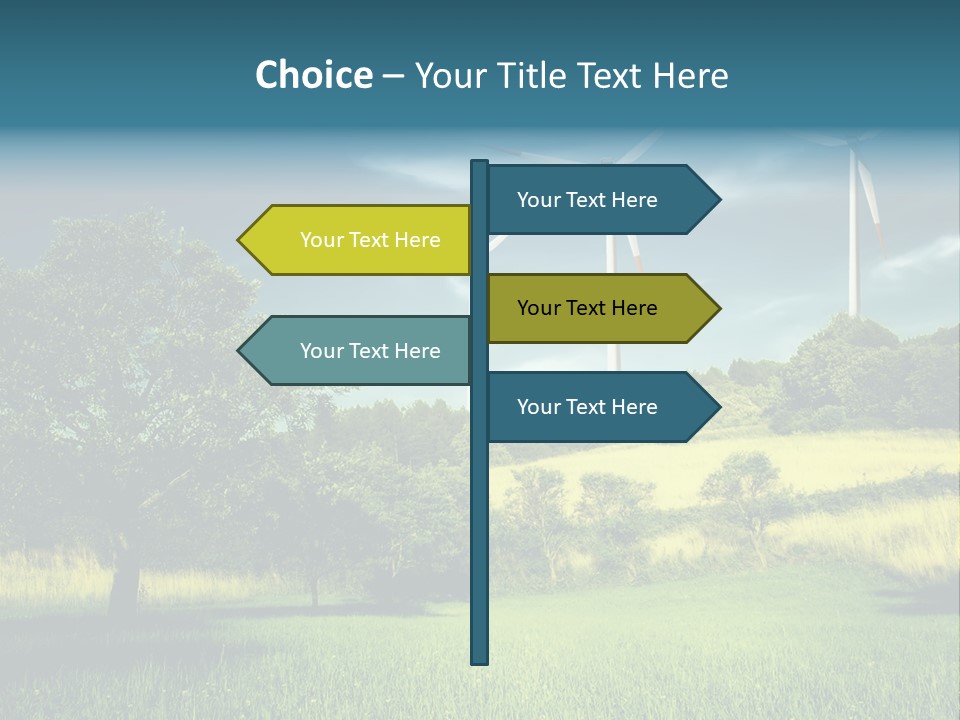 Rotor Electric Field PowerPoint Template