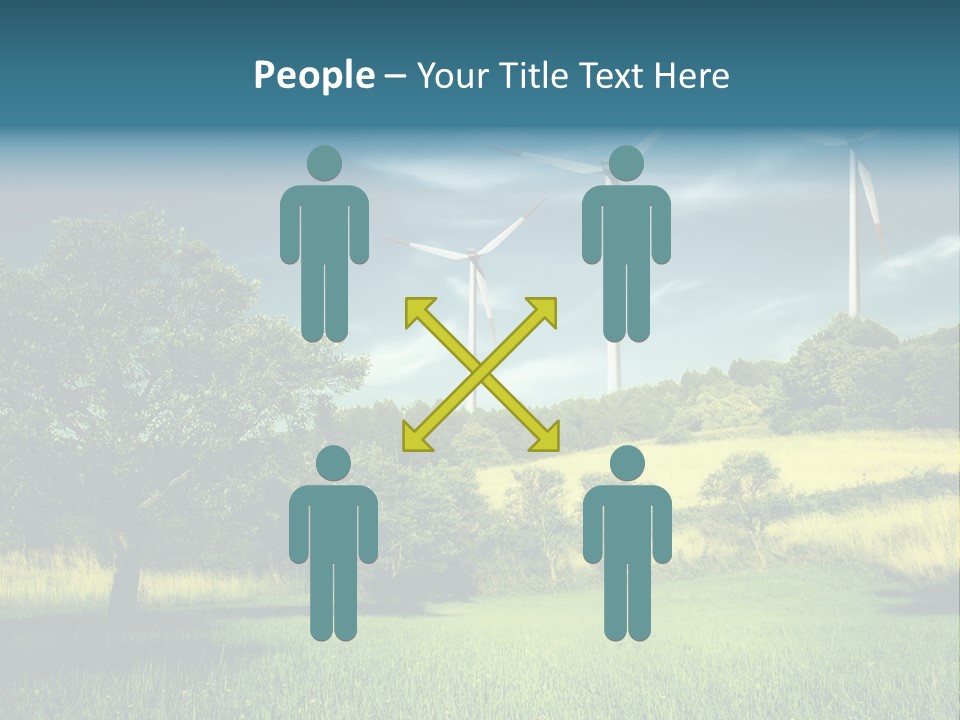 Rotor Electric Field PowerPoint Template