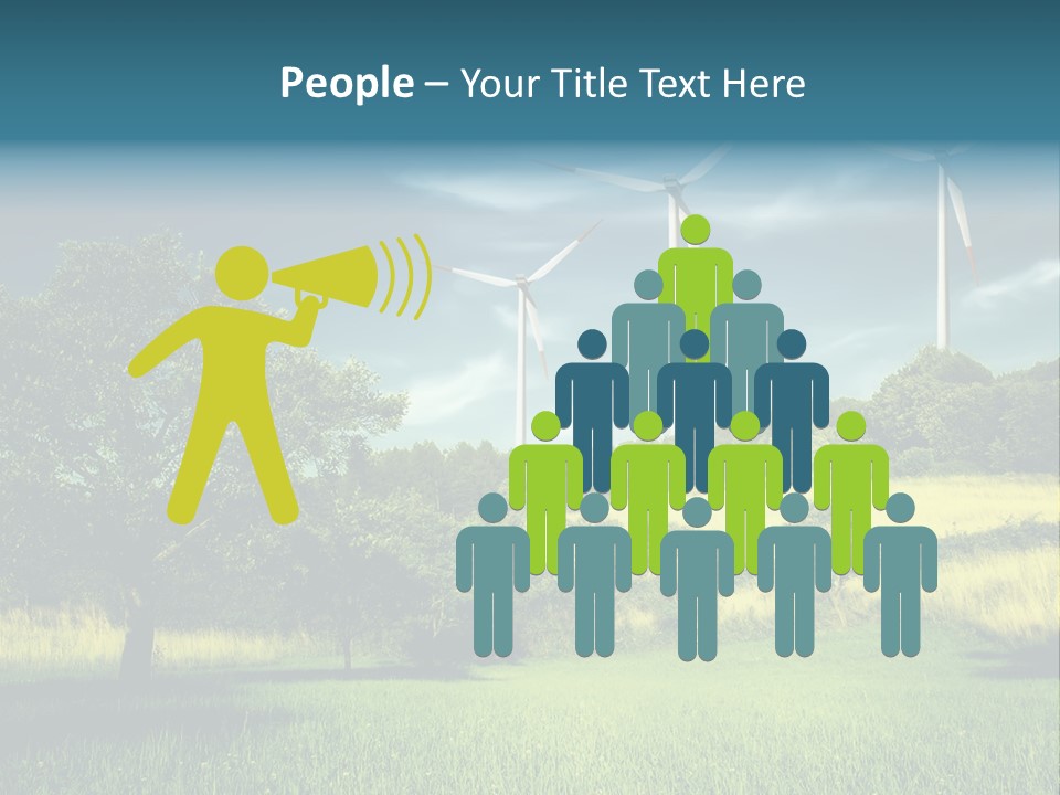 Rotor Electric Field PowerPoint Template