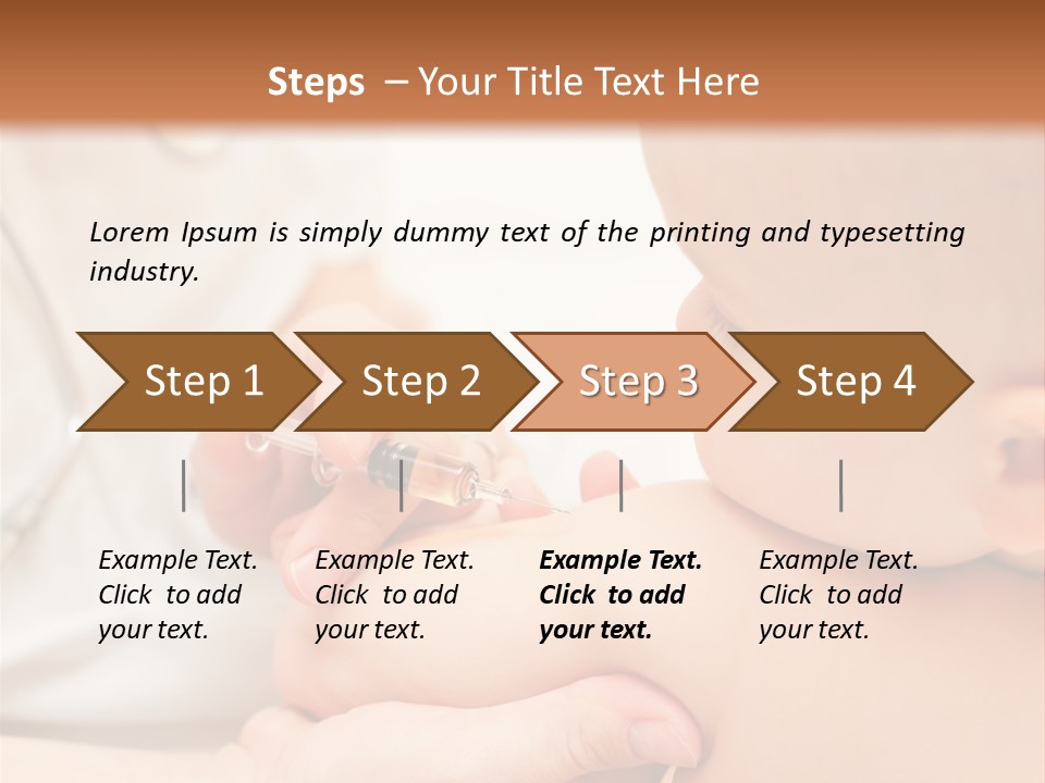 Child Clinic Drug PowerPoint Template