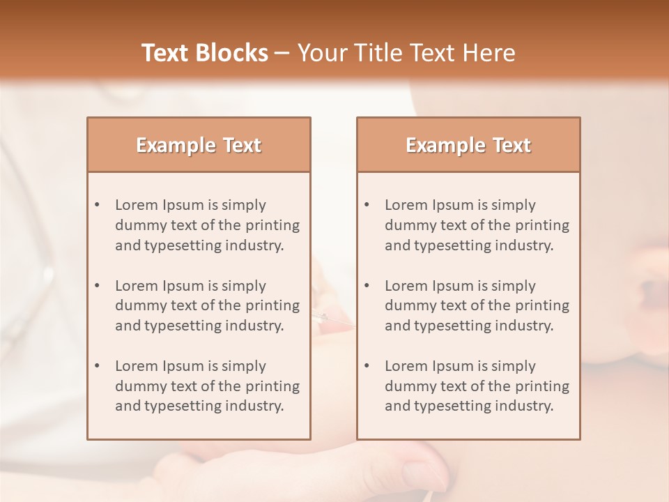 Child Clinic Drug PowerPoint Template