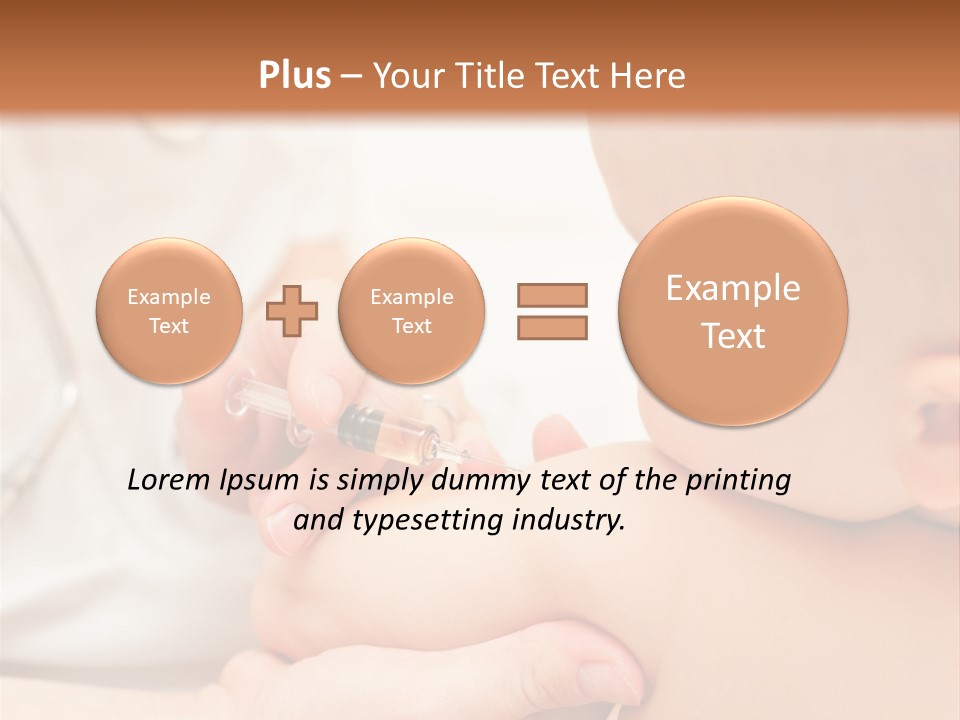 Child Clinic Drug PowerPoint Template