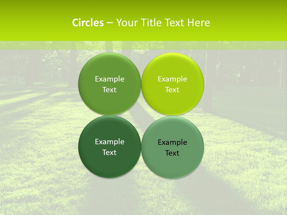 Low Backlit Rays PowerPoint Template