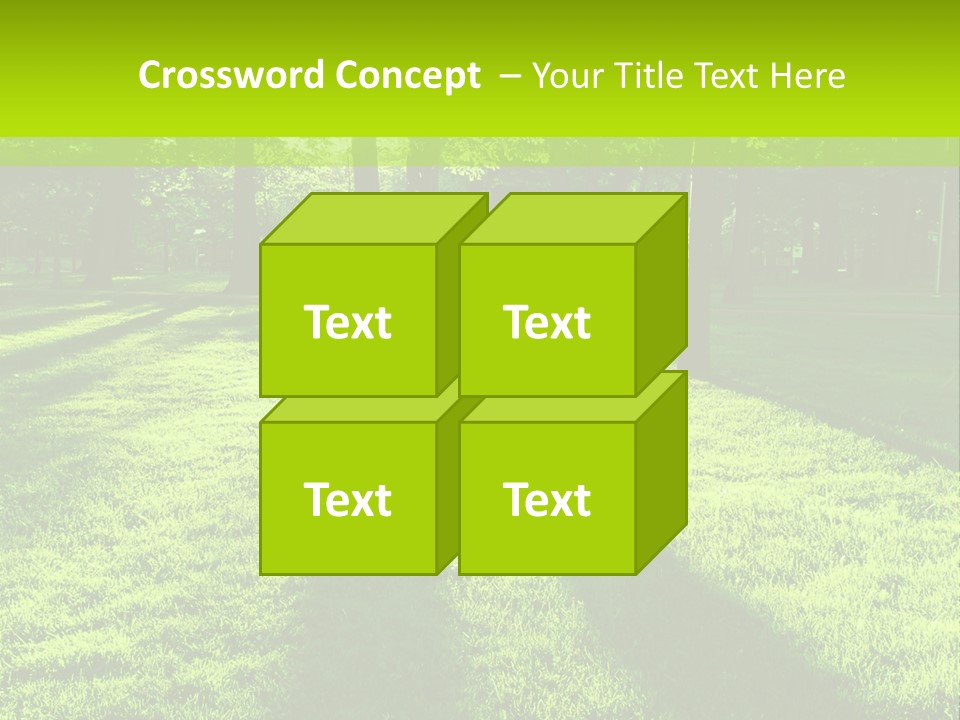 Low Backlit Rays PowerPoint Template