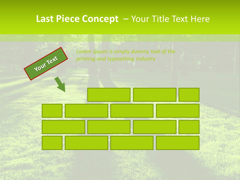 Low Backlit Rays PowerPoint Template