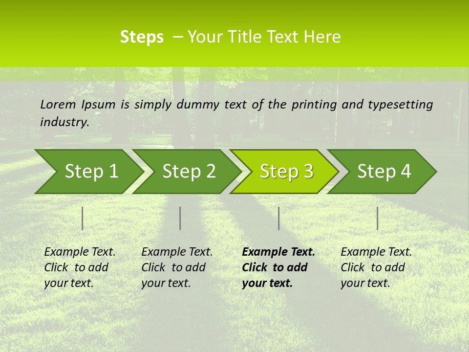 Low Backlit Rays PowerPoint Template