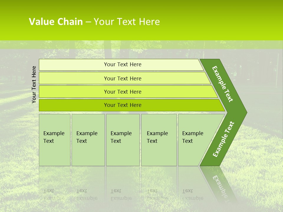 Low Backlit Rays PowerPoint Template