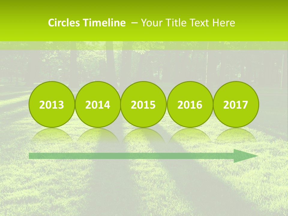 Low Backlit Rays PowerPoint Template