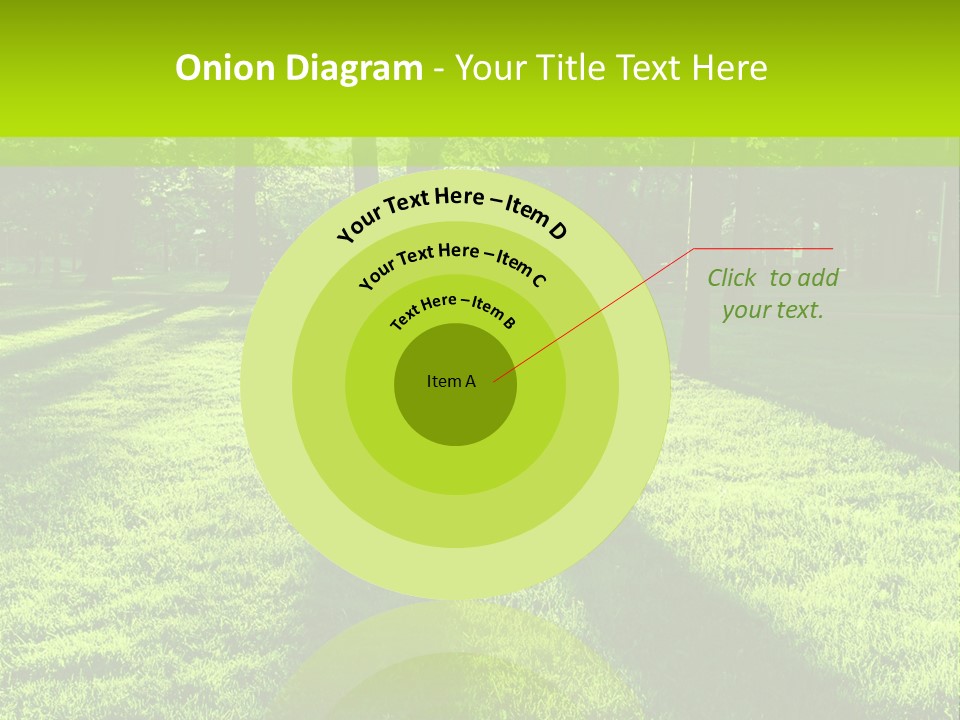 Low Backlit Rays PowerPoint Template